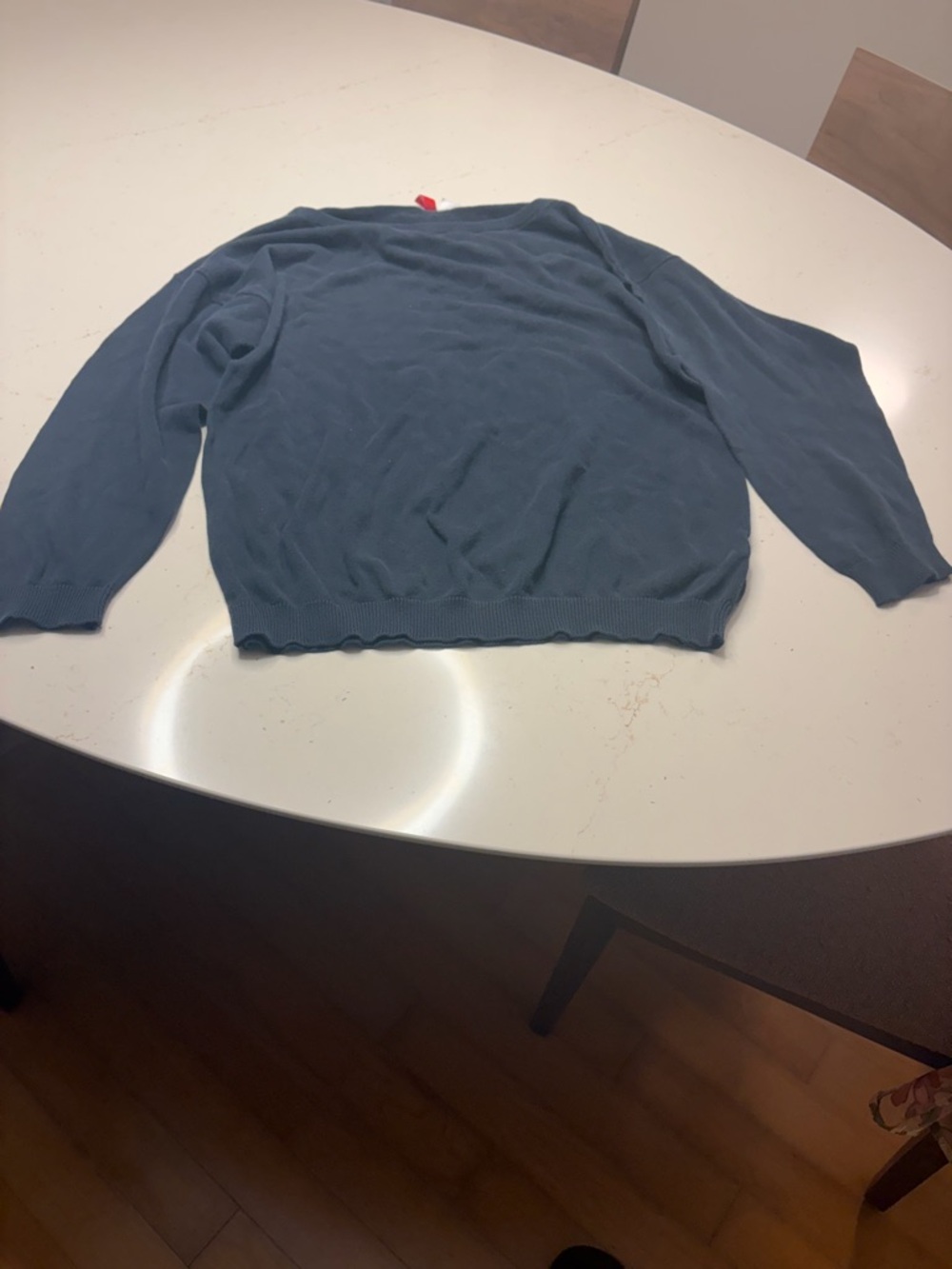 Divided Men's Dark Teal Long-Sleeve Sweater